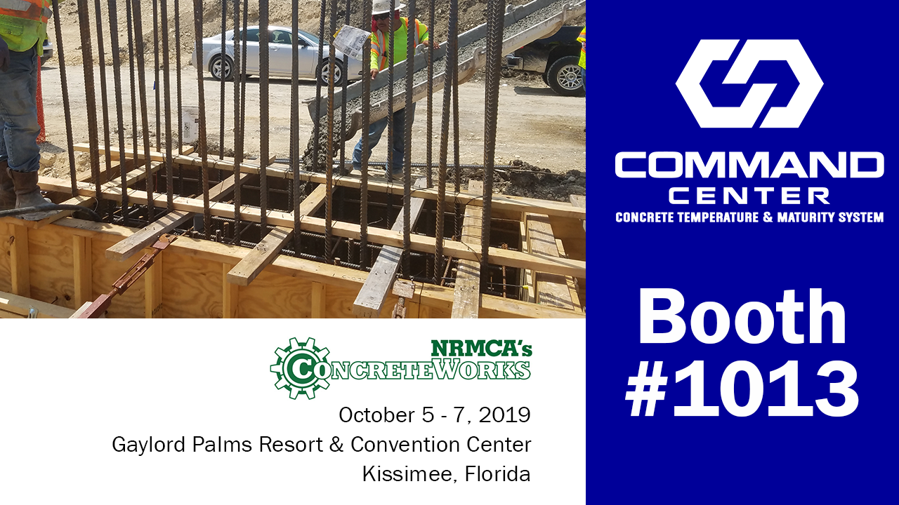 COMMAND Center™ is exhibiting at NRMCA's ConcreteWorks from October 5-7 in booth 1013.