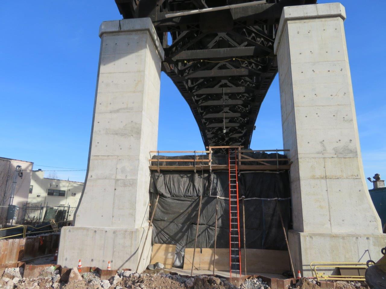 Pulaski Skyway Bridge in Kearny, New Jersey